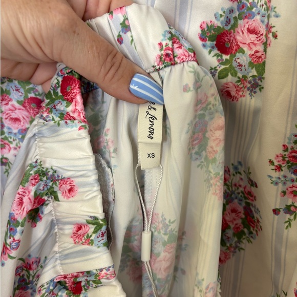 For Love and Lemons Lailah Pajama Set Sold Out Everywhere - Picture 6 of 7